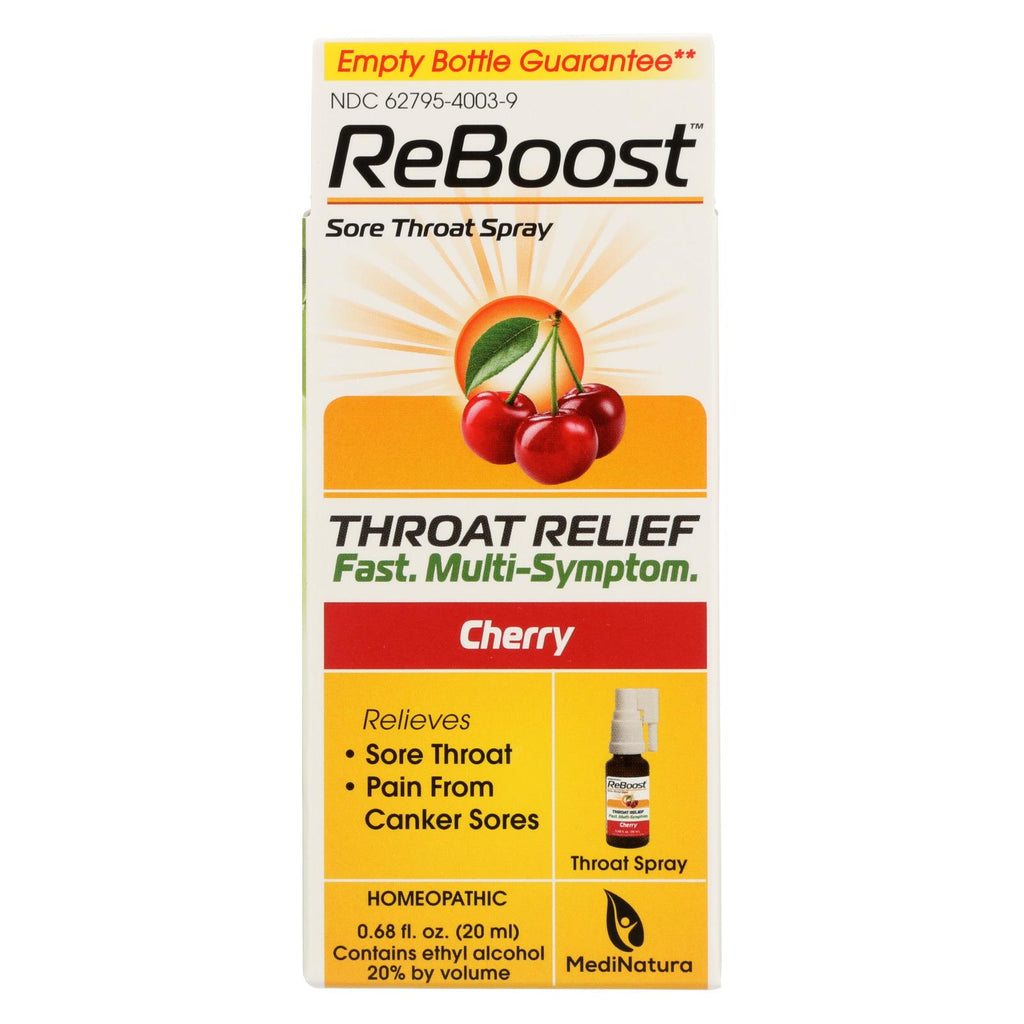 Reboost Throat Relief Spray - .68 Oz - Lakehouse Foods