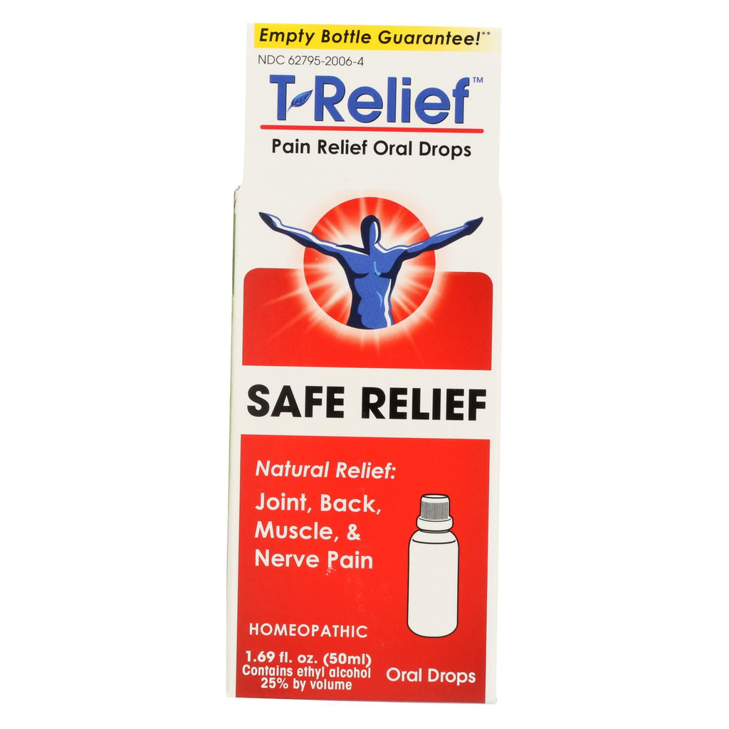 T-relief - Pain Relief Oral Drops - Arnica Plus 12 Natural Ingredients - 1.69 Oz - Lakehouse Foods