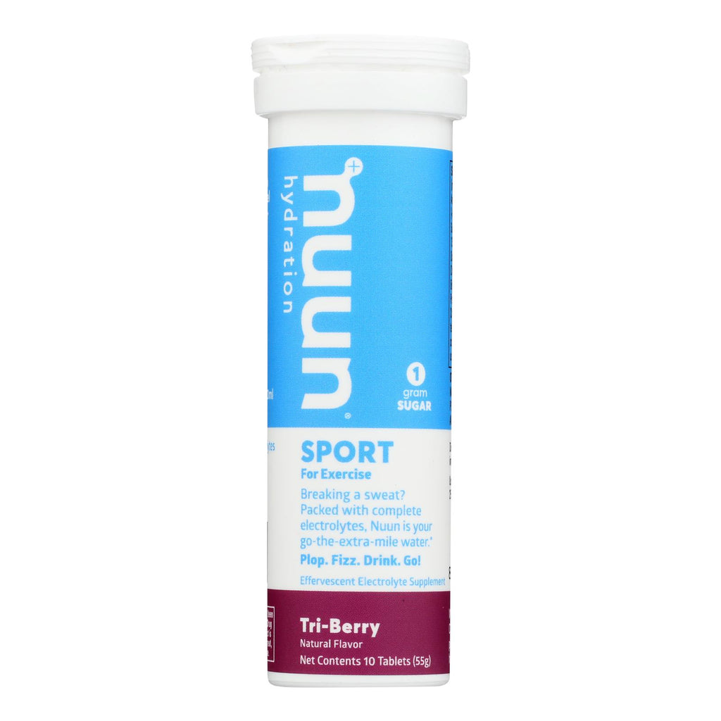 Nuun Hydration Nuun Active - Tri - Berry - Case Of 8 - 10 Tablets - Lakehouse Foods