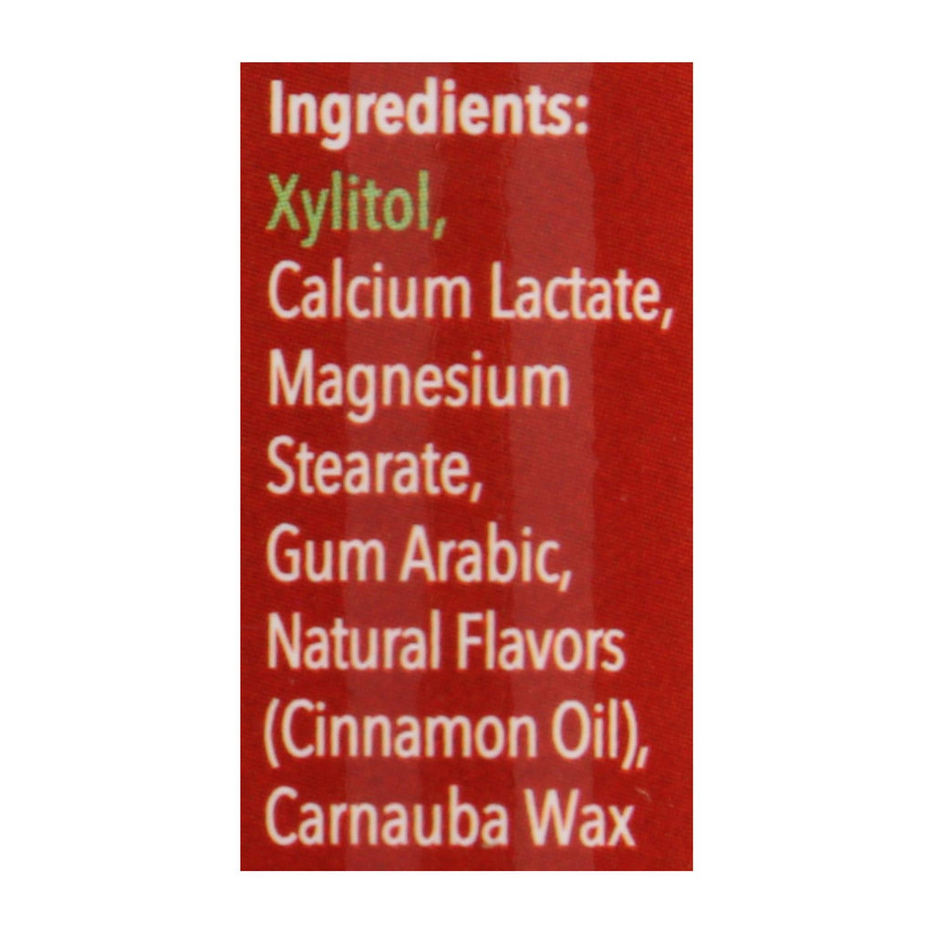 Spry Xylitol Gems - Cinnamon - Case Of 6 - 45 Count - Lakehouse Foods