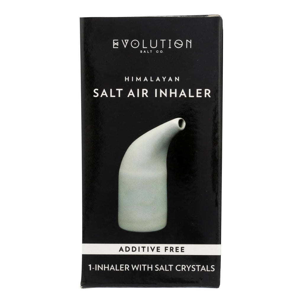 Evolution Salt Inhaler - Ceramic - Crystal Salt - 1 Count - Lakehouse Foods
