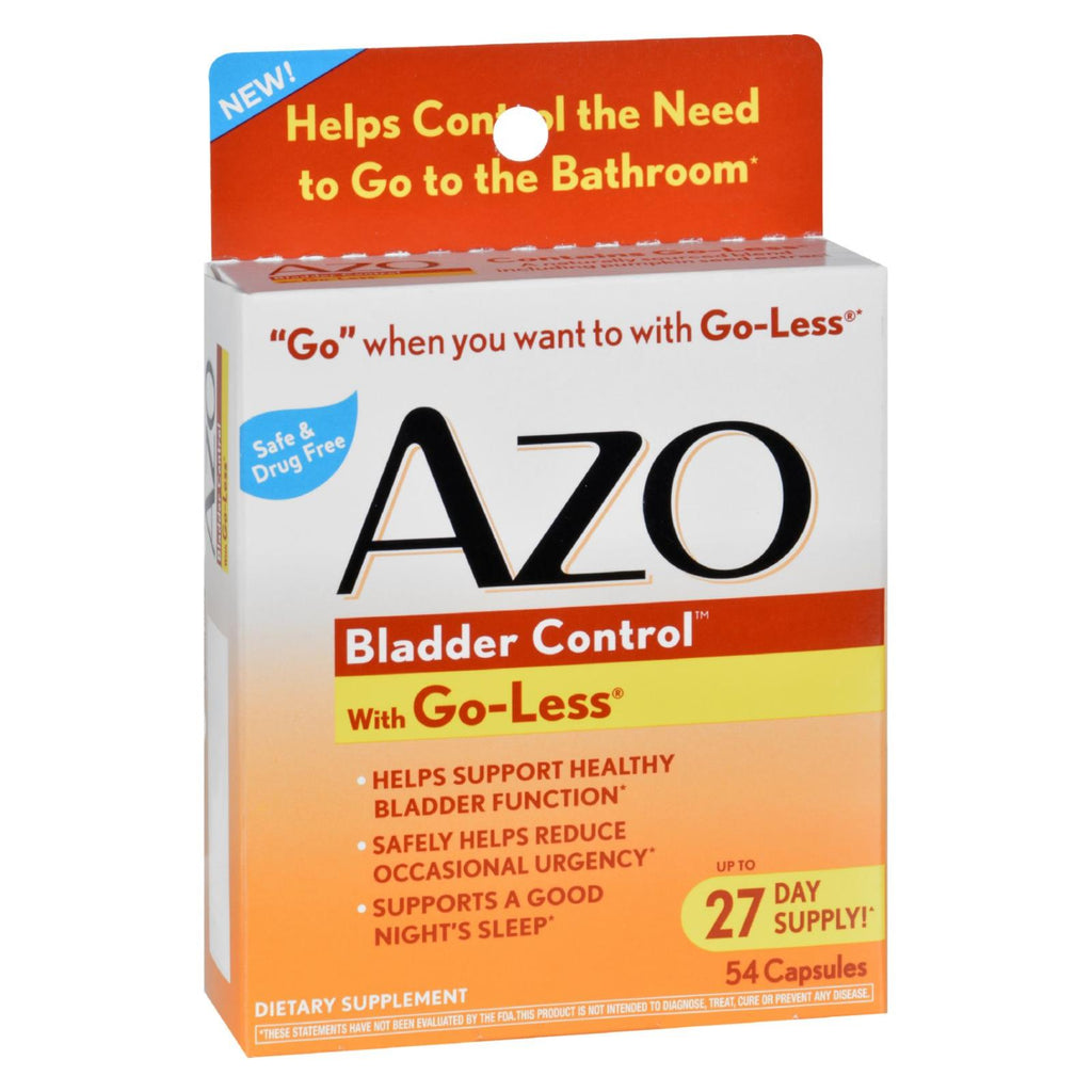 Azo Bladder Control - 54 Capsules - Lakehouse Foods