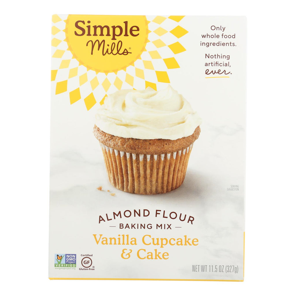 Simple Mills Almond Flour Vanilla Cake Mix - Case Of 6 - 11.5 Oz. - Lakehouse Foods