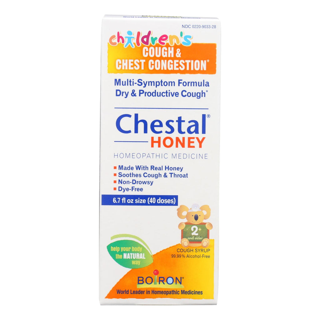 Boiron - Chestal - Cough And Chest Congestion - Honey - Childrens - 6.7 Oz - Lakehouse Foods