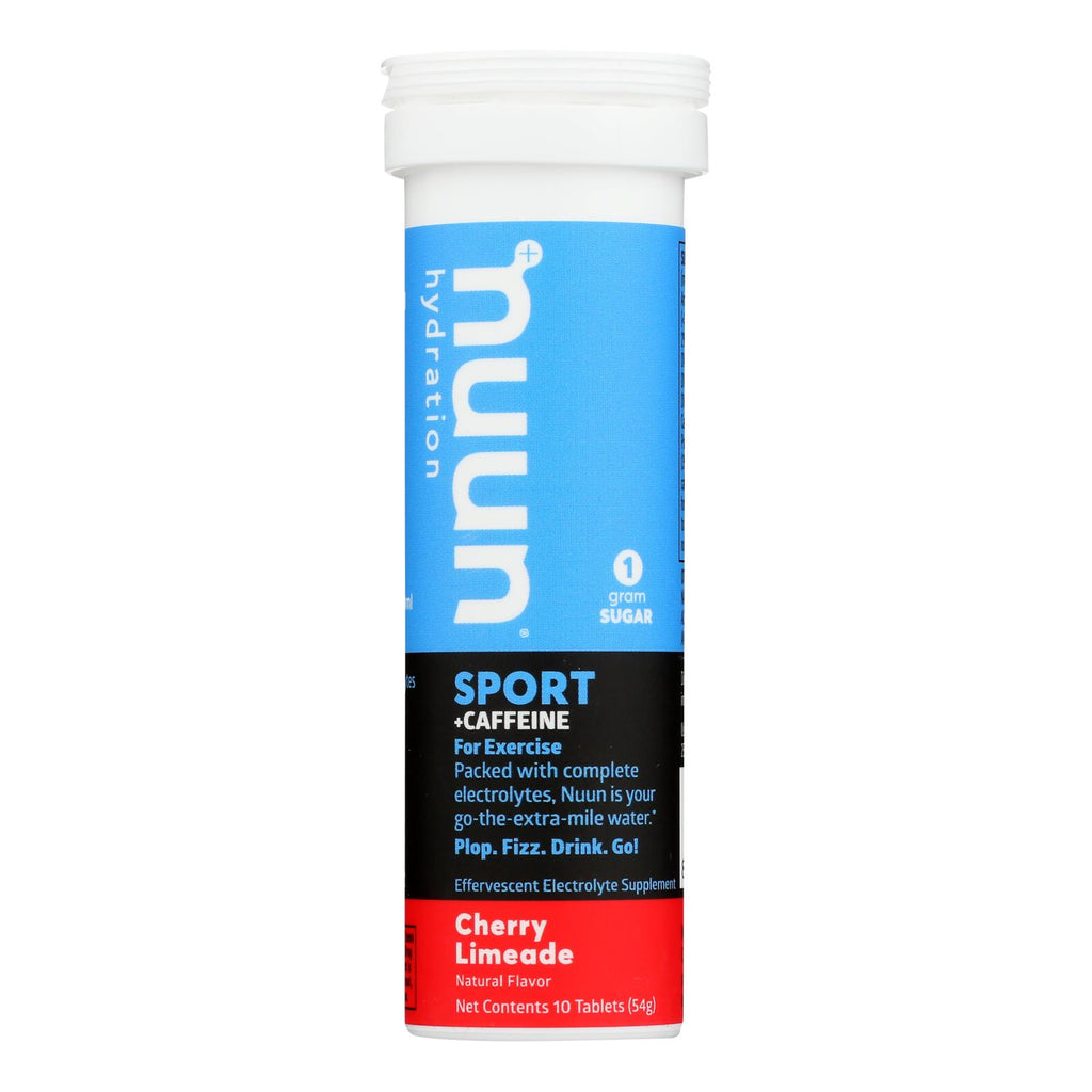 Nuun Hydration Drink Tab - Energy - Cherry Limeade - 10 Tablets - Case Of 8 - Lakehouse Foods