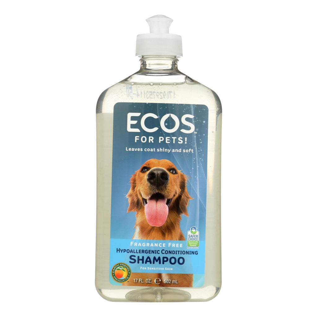 Ecos - Hypoallergenic Conditioning Pet Shampoo - Fragrance Free - 17 Fl Oz. - Lakehouse Foods