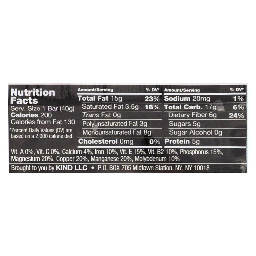 Kind Nuts And Spice Bar - Case Of 12 - 1.4 Oz. - Lakehouse Foods