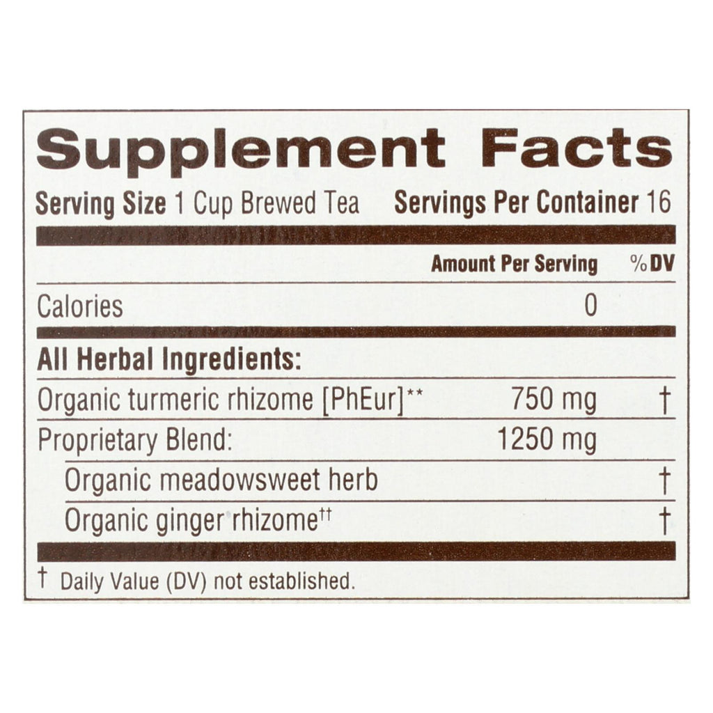 Traditional Medicinals Organic Herbal Tea - Ginger - Case Of 6 - 16 Count - Lakehouse Foods
