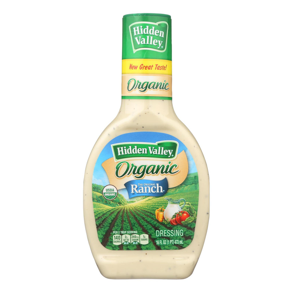 Hidden Valley Organic Ranch - Original - Case Of 6 - 16 Fl Oz. - Lakehouse Foods