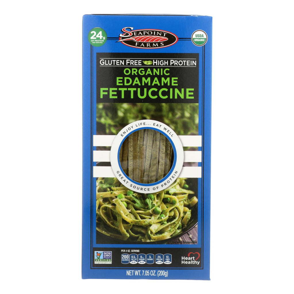 Seapoint Farms Edamame Fettuccine - Case Of 12 - 7.5 Oz. - Lakehouse Foods