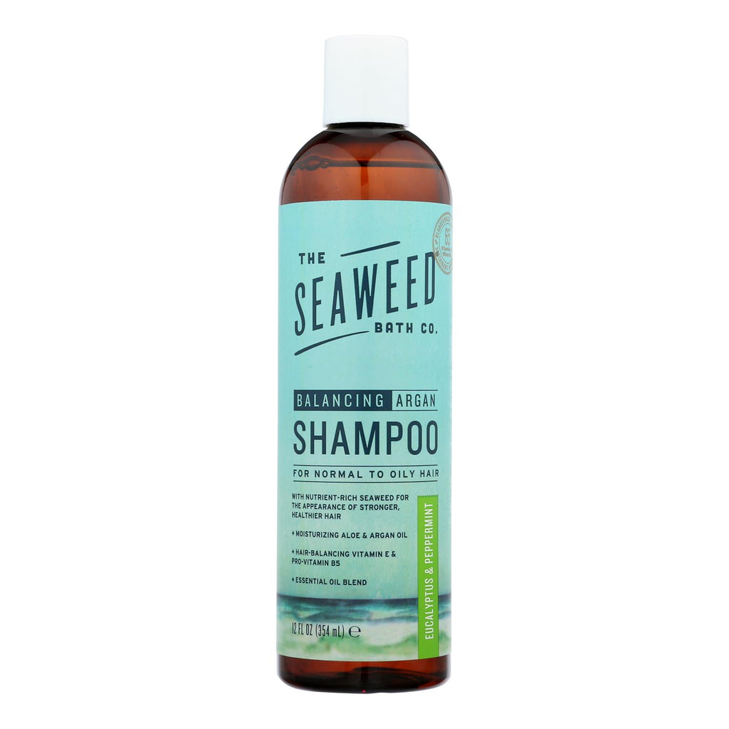 The Seaweed Bath Co Shampoo - Balancing - Eucalyptus - Pepper - 12 Fl Oz - Lakehouse Foods