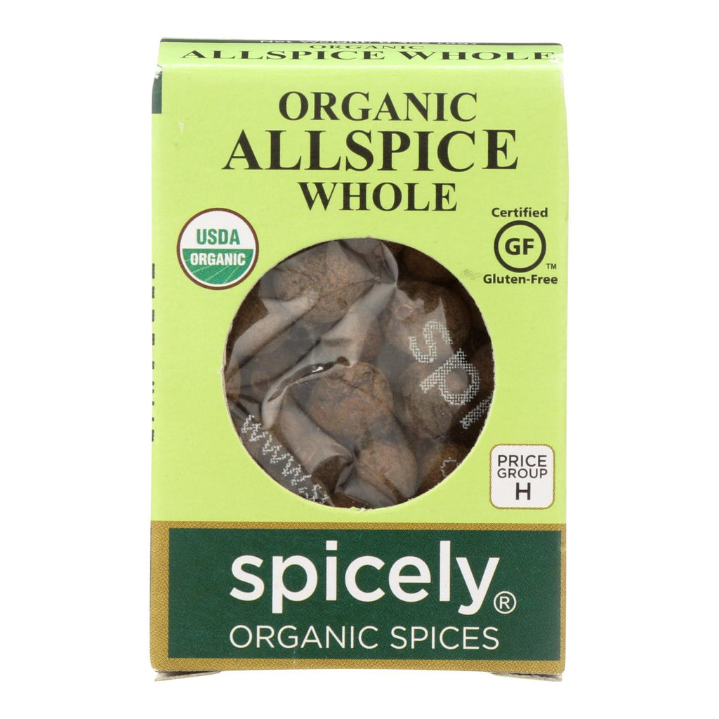 Spicely Organics - Organic Allspice - Whole - Case Of 6 - 0.3 Oz. - Lakehouse Foods