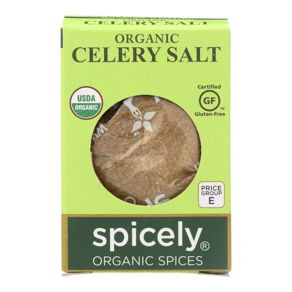 Spicely Organics - Organic Celery Salt - Case Of 6 - 0.5 Oz. - Lakehouse Foods