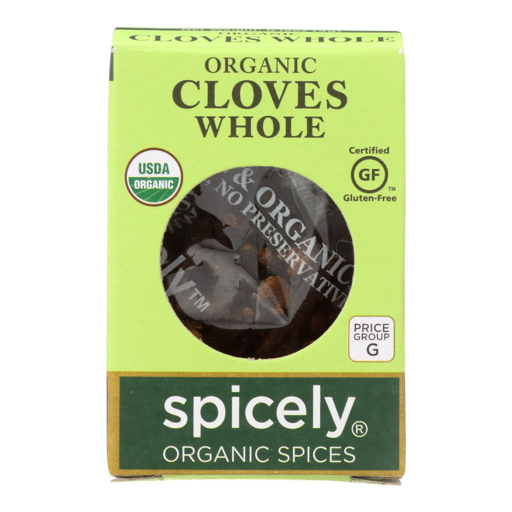 Spicely Organics - Organic Cloves - Whole - Case Of 6 - 0.15 Oz. - Lakehouse Foods