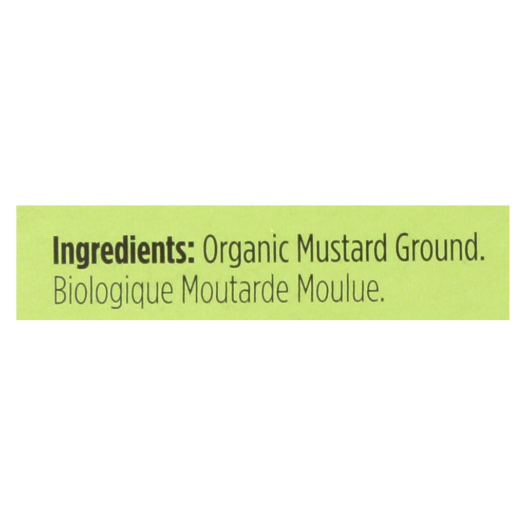 Spicely Organics - Organic Mustard - Ground - Case Of 6 - 0.4 Oz. - Lakehouse Foods