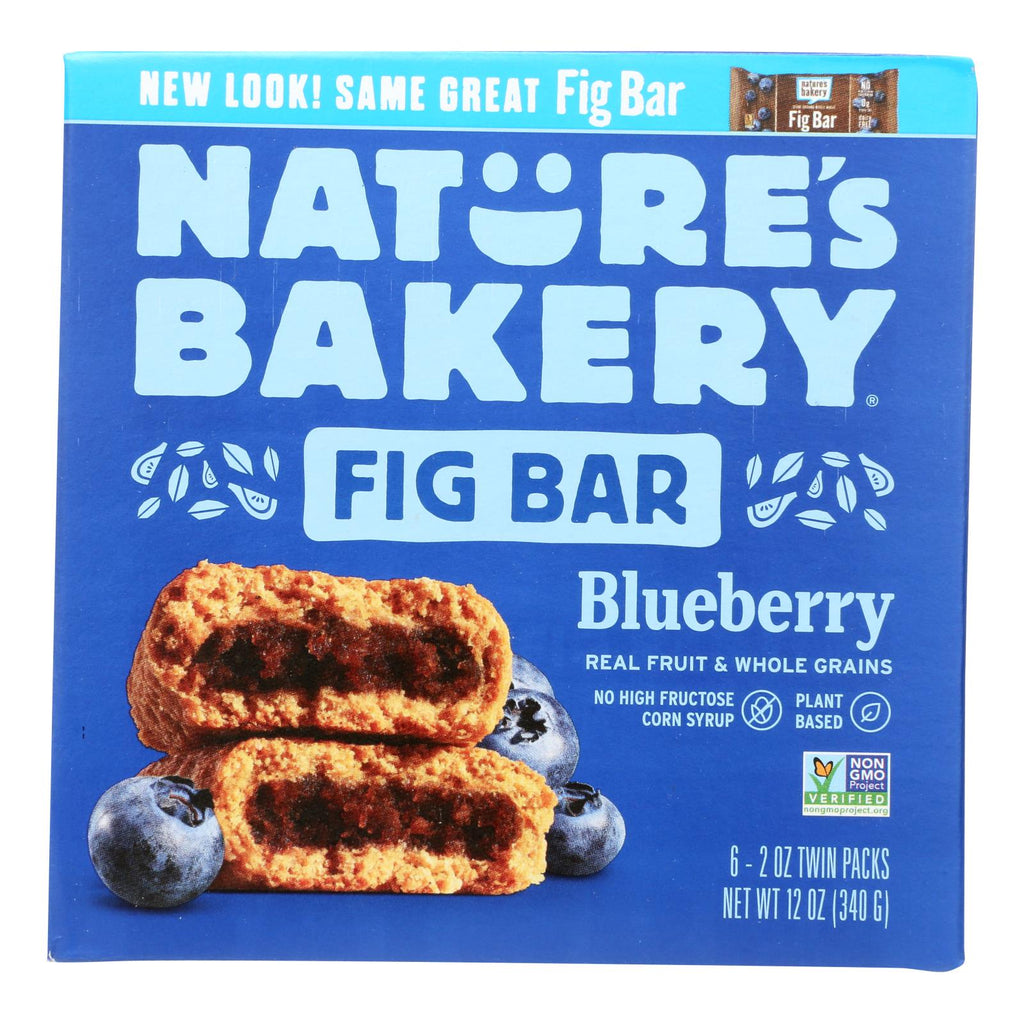 Nature's Bakery Stone Ground Whole Wheat Fig Bar - Blueberry - Case Of 6 - 2 Oz. - Lakehouse Foods