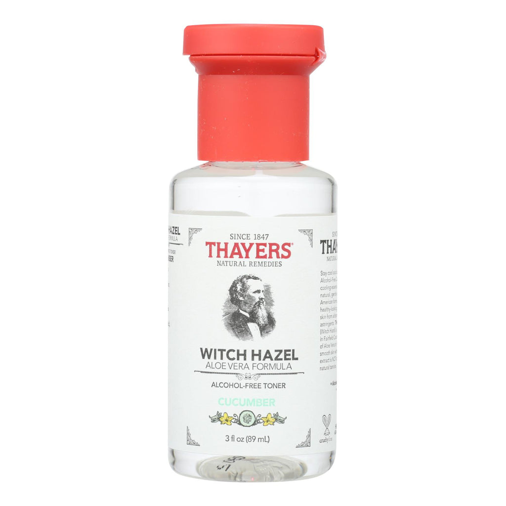 Thayers Witch Hazel Astringent - Cucumber - Case Of 24 - 3 Fl Oz - Lakehouse Foods