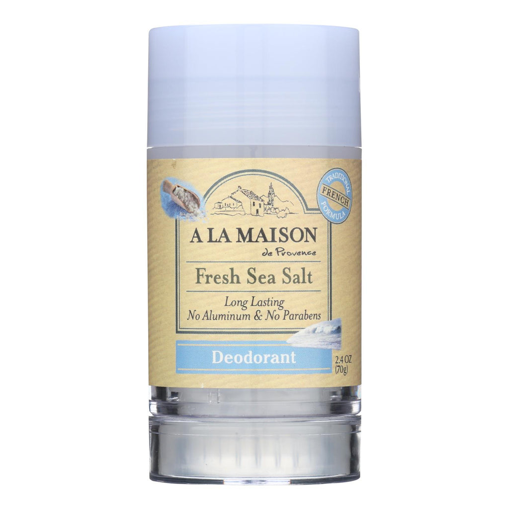 A La Maison - Deodorant - Fresh Sea Salt - 2.4 Oz - Lakehouse Foods