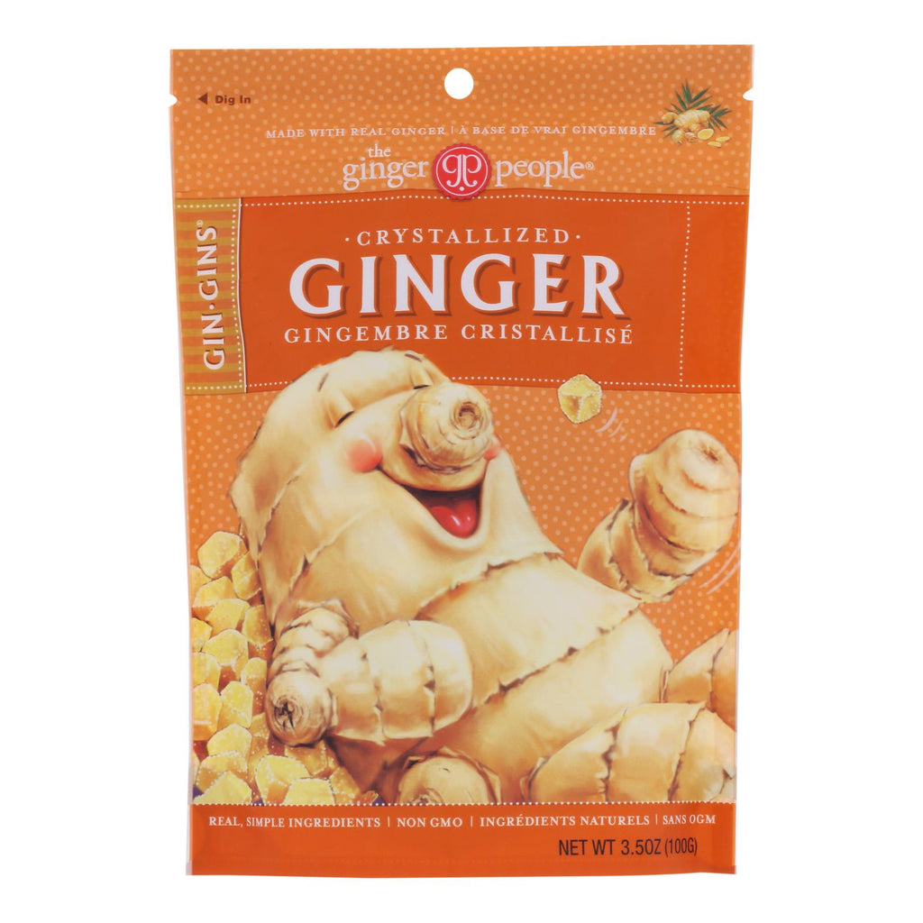 Ginger People - Crystallized Ginger - Case Of 12 - 3.5 Oz. - Lakehouse Foods