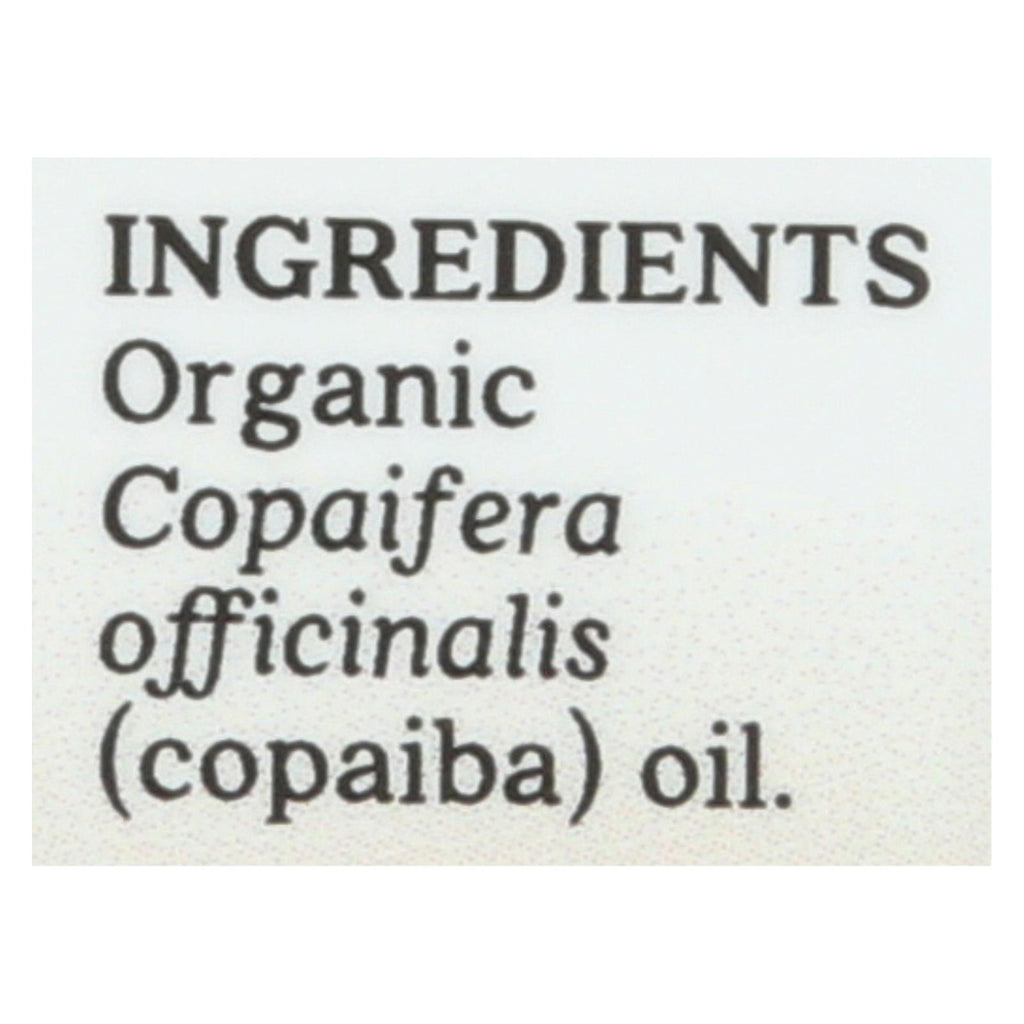 Aura Cacia - Essential Oil - Copaiba - Case Of 1 - .25 Fl Oz. - Lakehouse Foods