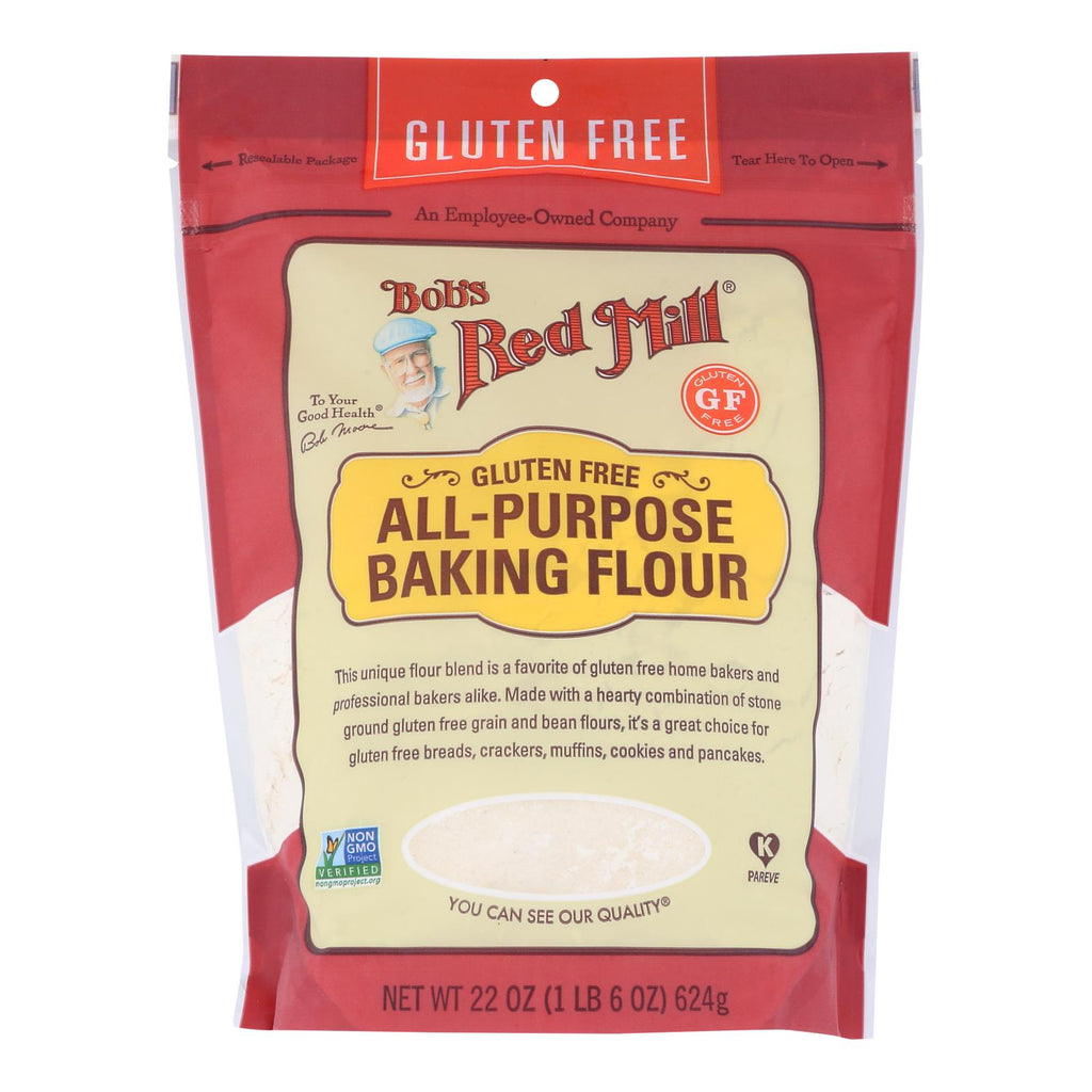 Bob's Red Mill - Baking Flour All Purpose - Case Of 4-22 Oz - Lakehouse Foods
