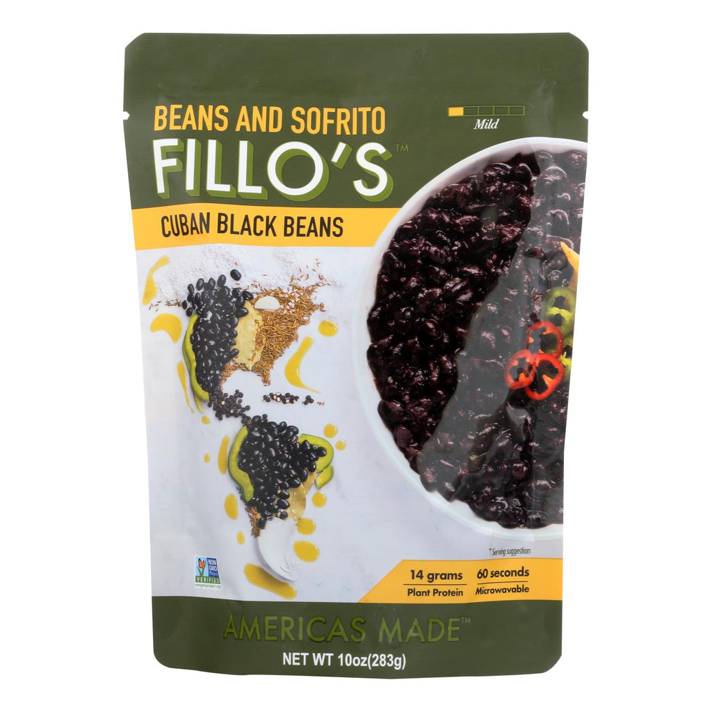 Fillo's Beans - Cuban Black Beans - Case Of 6 - 10 Oz. - Lakehouse Foods