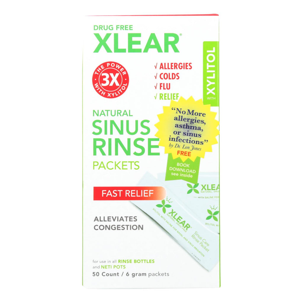 Xlear - Sinus Neti Refil Solution - 50 Ct - Lakehouse Foods