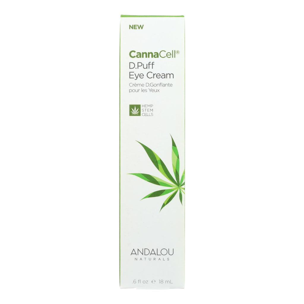 Andalou Naturals - Cannacell D.puff Eye Cream - .6 Fl Oz. - Lakehouse Foods