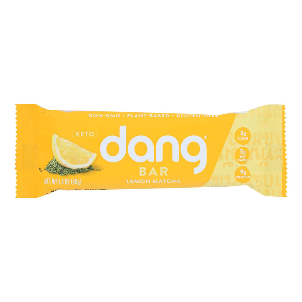 Dang - Bar - Lemon Matcha - Case Of 12 - 1.4 Oz. - Lakehouse Foods