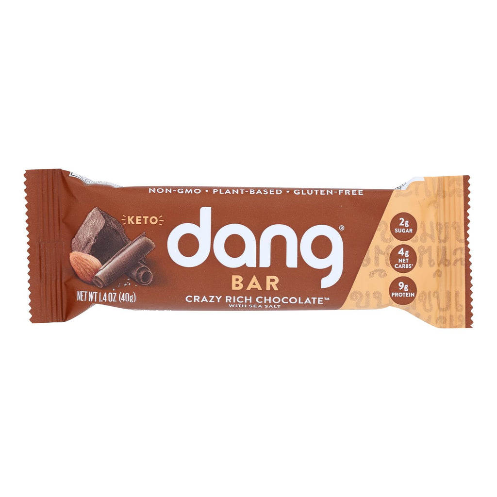 Dang - Bar - Chocolate Sea Salt - Case Of 12 - 1.4 Oz. - Lakehouse Foods