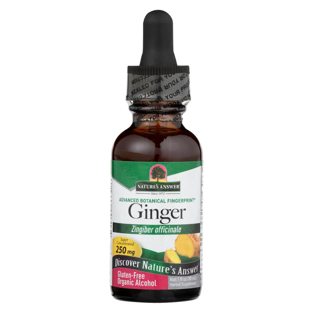 Nature's Answer - Ginger Root Extract - 1 Fl Oz - Lakehouse Foods