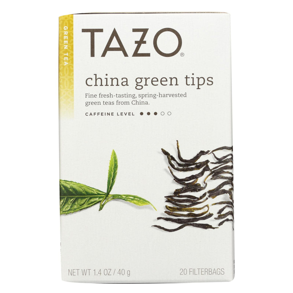 Tazo Tea Green Tea - China Tips - Case Of 6 - 20 Bag - Lakehouse Foods