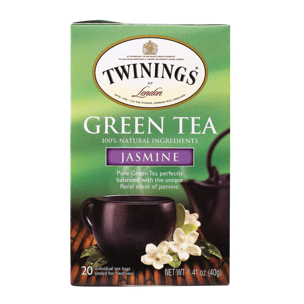 Twining's Tea Green Tea - Jasmine - Case Of 6 - 20 Bags - Lakehouse Foods