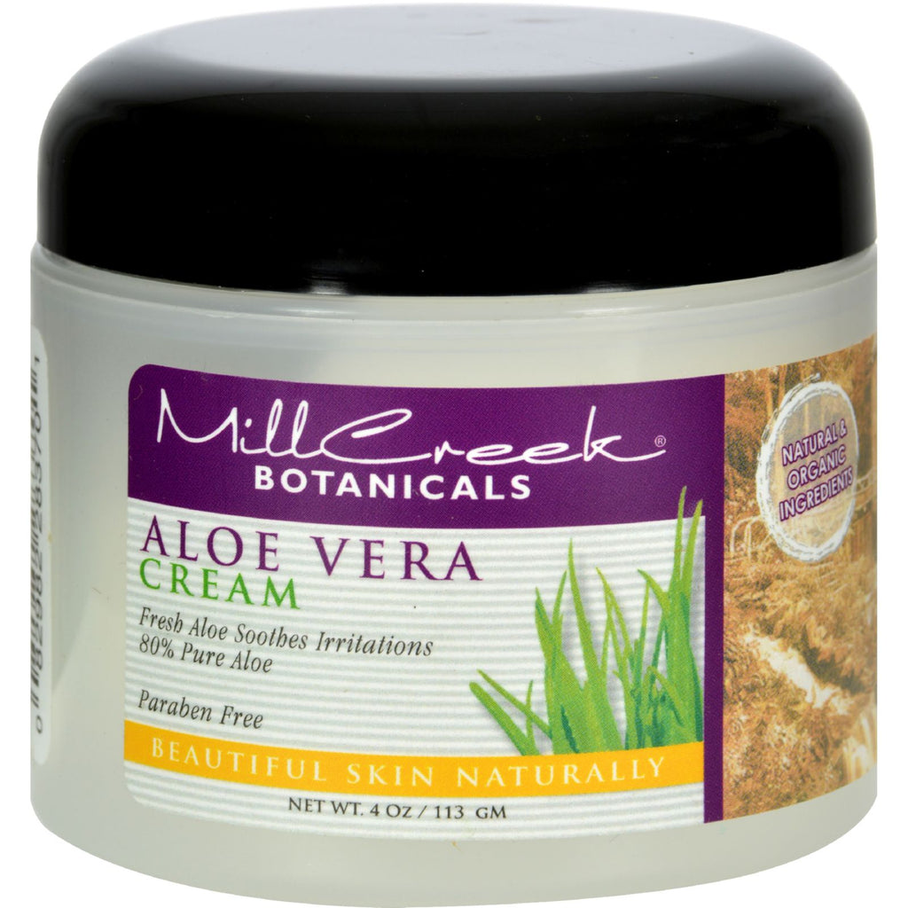 Mill Creek Aloe Vera Cream - 4 Oz - Lakehouse Foods