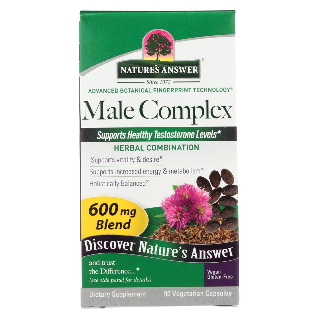 Nature's Answer - Male Complex - 90 Vcaps - Lakehouse Foods