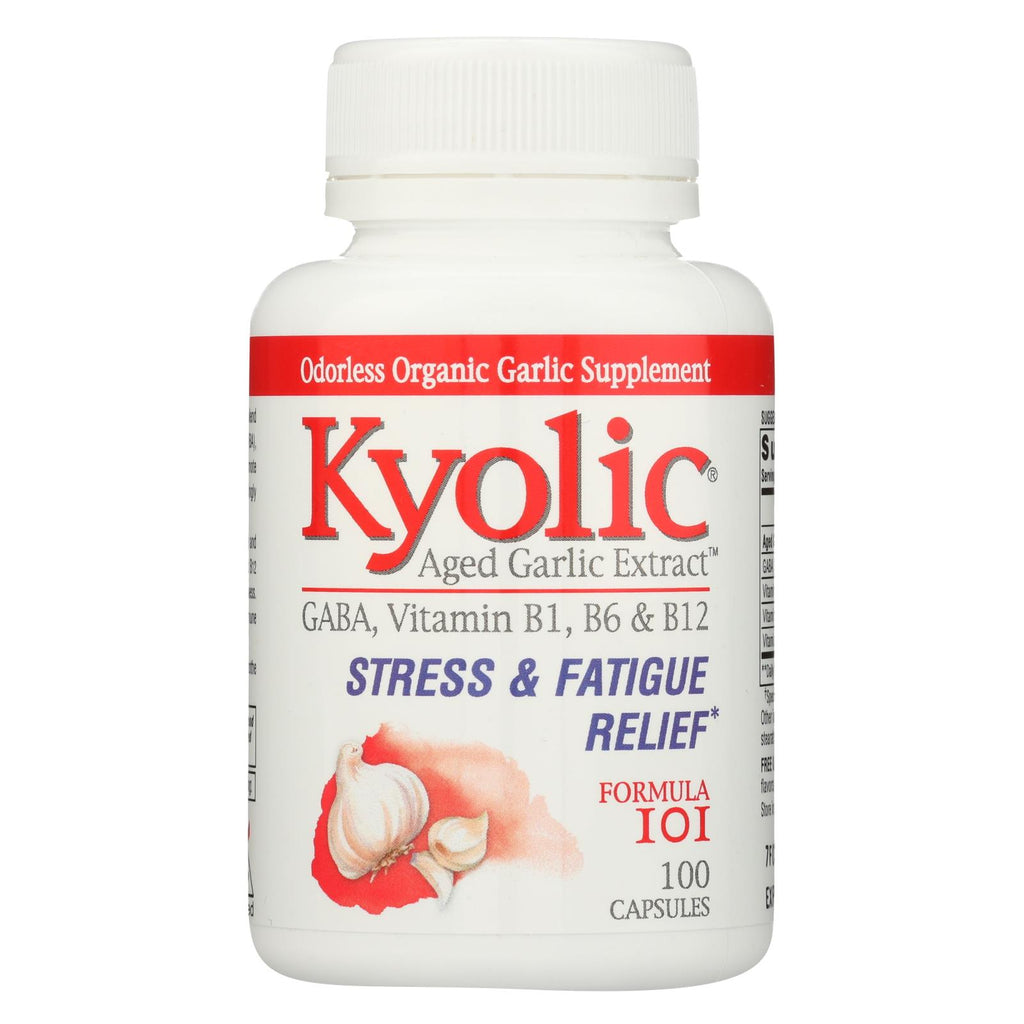 Kyolic - Stress And Fatigue Relief Formula 101 - 100 Capsules - Lakehouse Foods