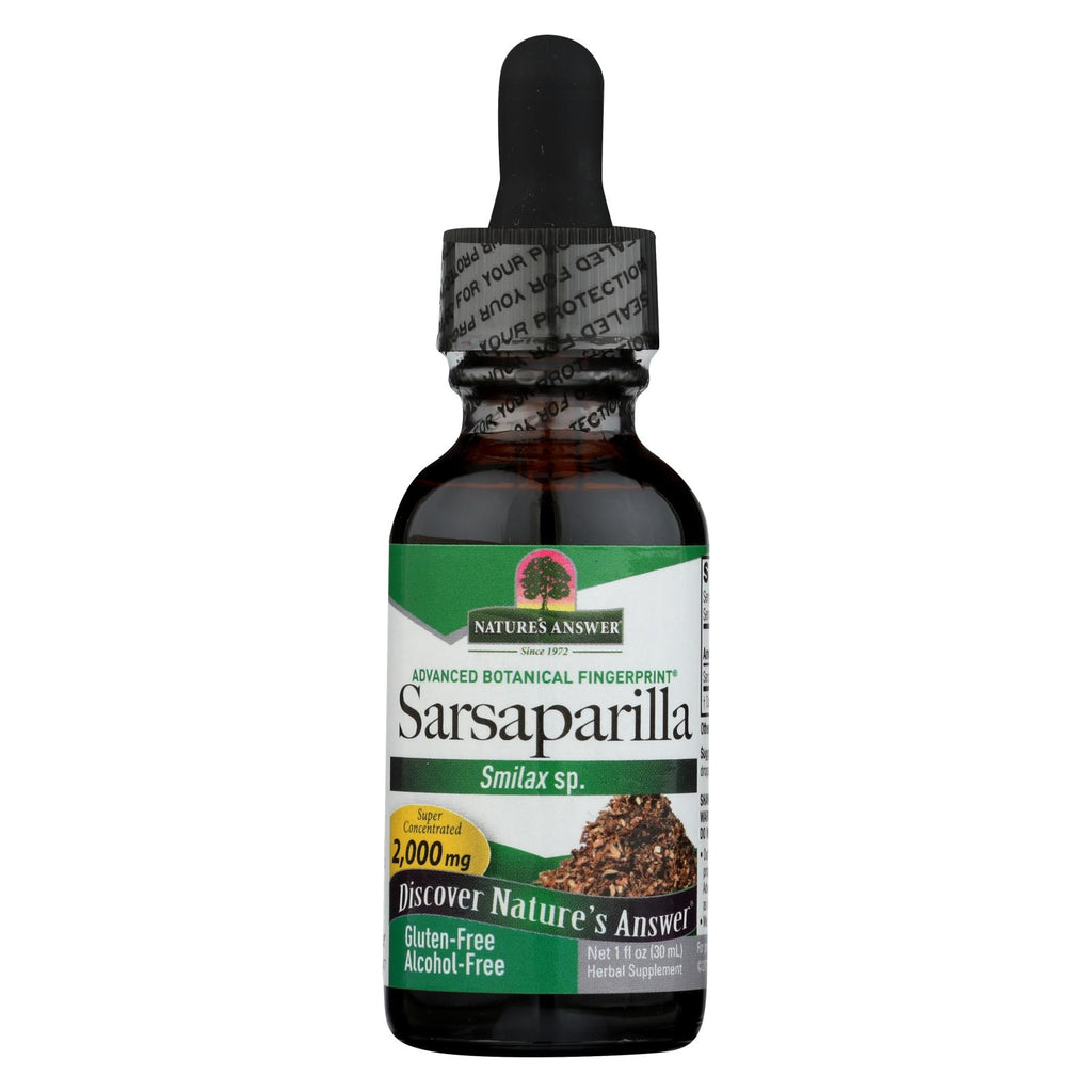 Nature's Answer - Alcohol Free Sarsaparilla - 1 Oz - Lakehouse Foods