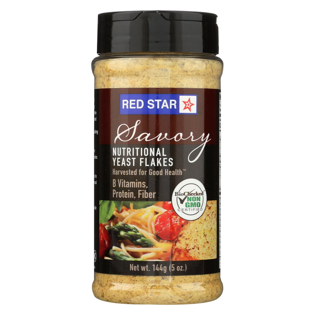 Red Star Nutritional Yeast Vegetarian Support Formula - Yeast Flakes - Mini - Case Of 6 - 5 Oz. - Lakehouse Foods