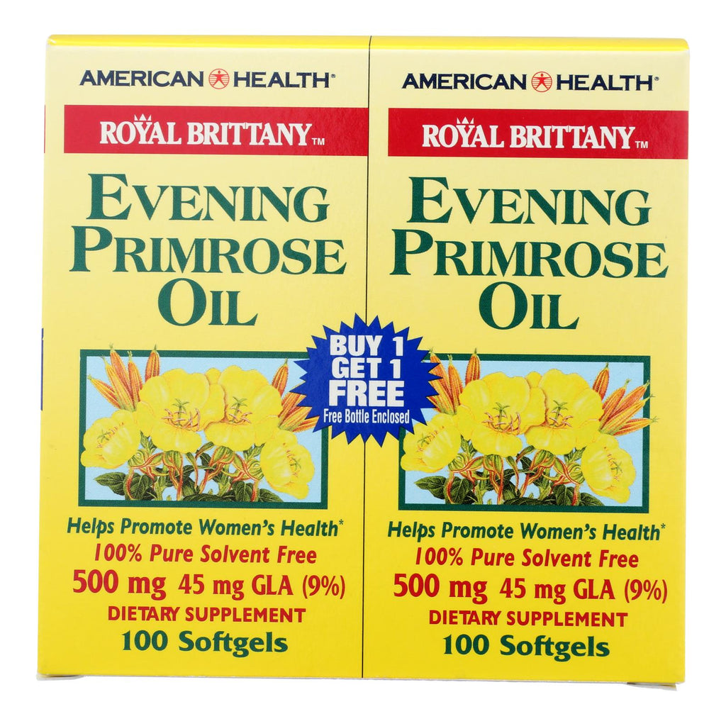 American Health - Royal Brittany Evening Primrose Oil 100+100 Softgels - Lakehouse Foods