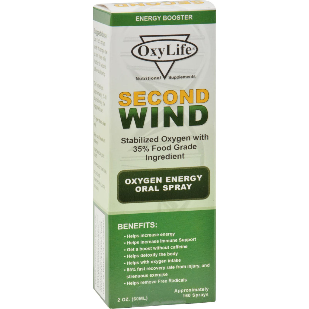 Oxylife Products - Oxylife Second Wind O2 Mn - 1 Each - 2 Oz - Lakehouse Foods