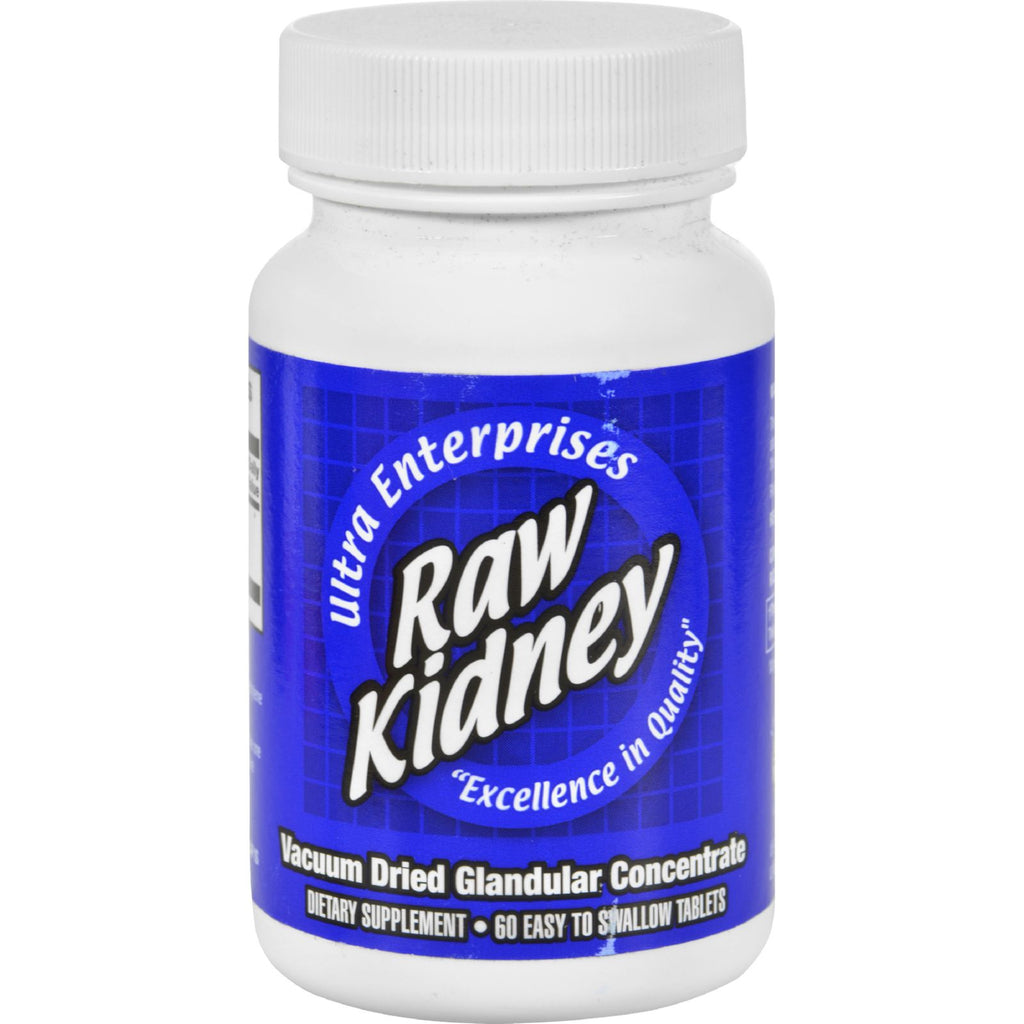 Ultra Glandulars Raw Kidney - 200 Mg - 60 Tablets - Lakehouse Foods