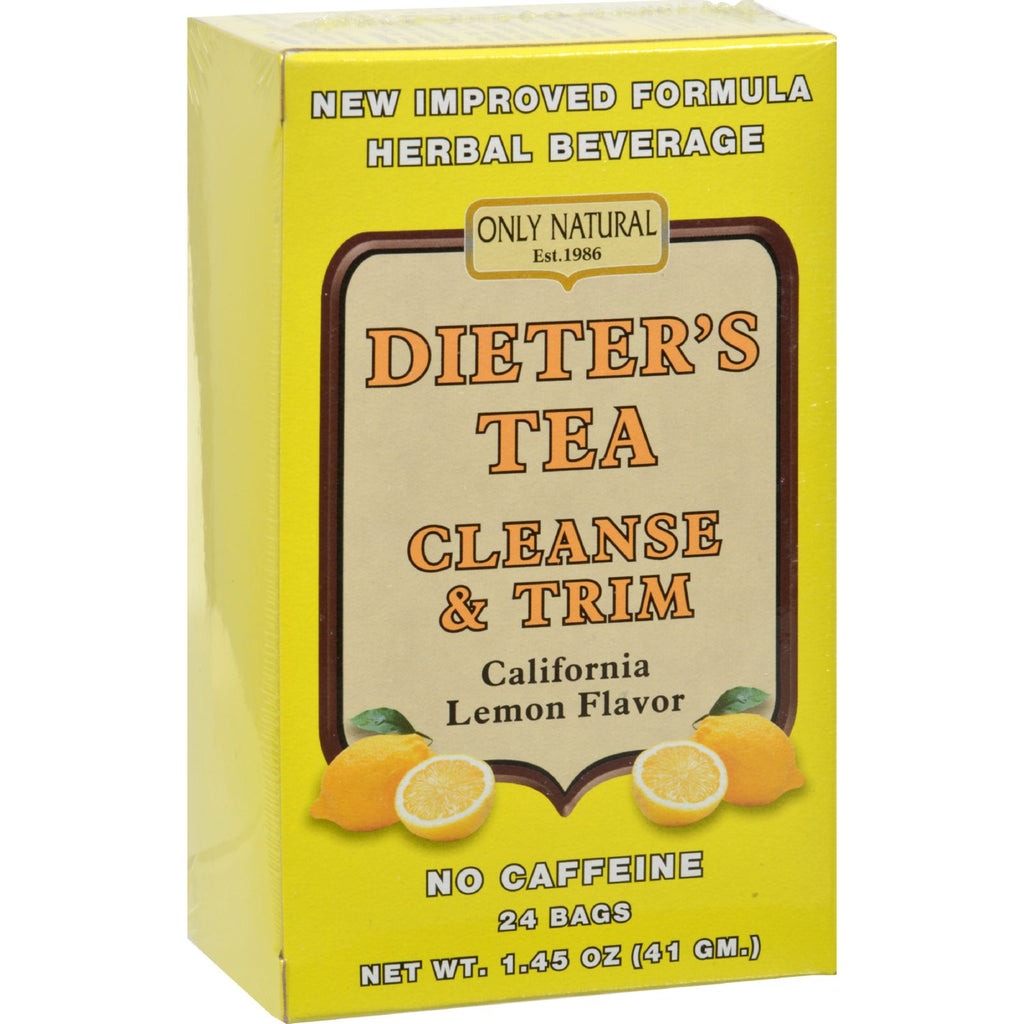 Only Natural Cleansing Diet Tea - Lemon - 24 Bags - Lakehouse Foods