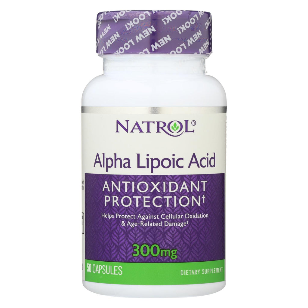 Natrol Alpha Lipoic Acid - 300 Mg - 50 Capsules - Lakehouse Foods