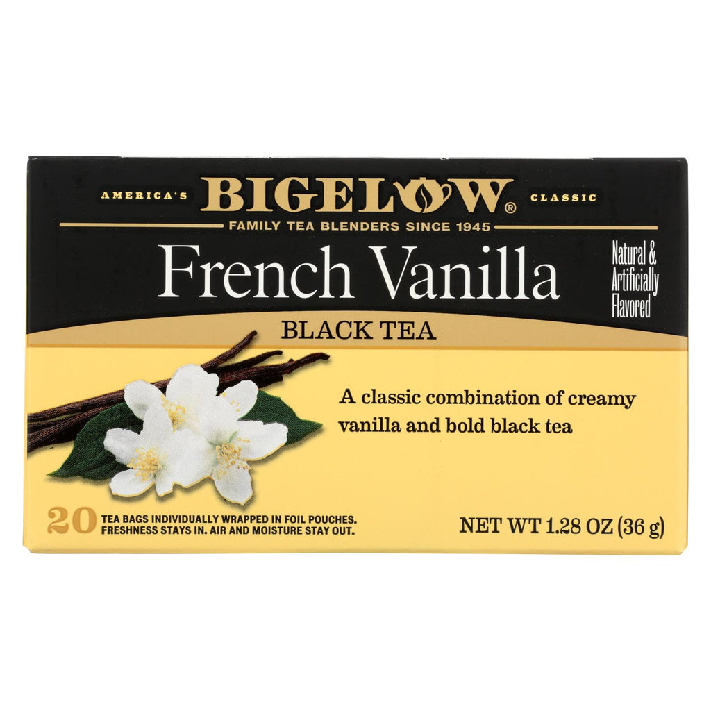 Bigelow Tea French Vanilla Black Tea - Case Of 6 - 20 Bags - Lakehouse Foods