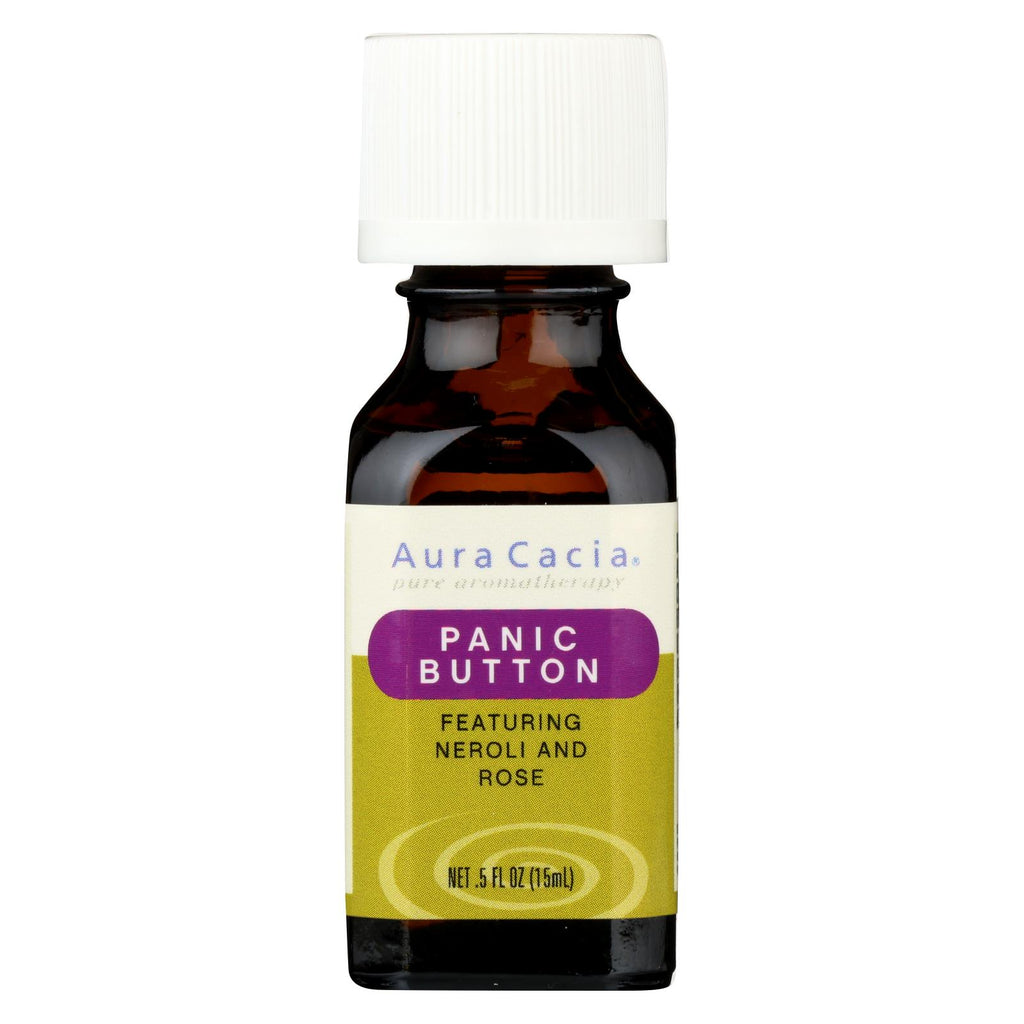 Aura Cacia - Essential Solutions Oil Panic Button - 0.5 Fl Oz - Lakehouse Foods