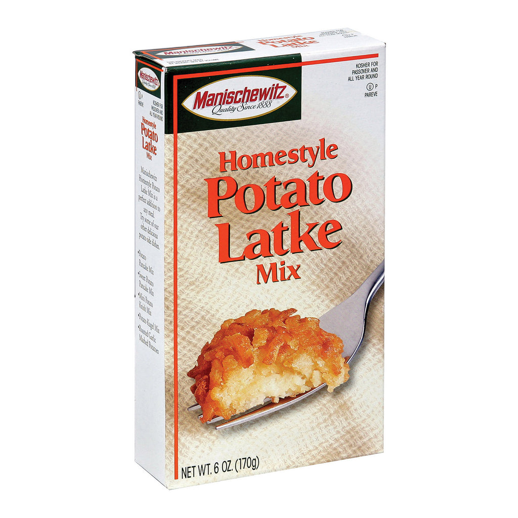 Manischewitz - Homestyle Potato Latke Mix - Case Of 12 - 6 Oz. - Lakehouse Foods