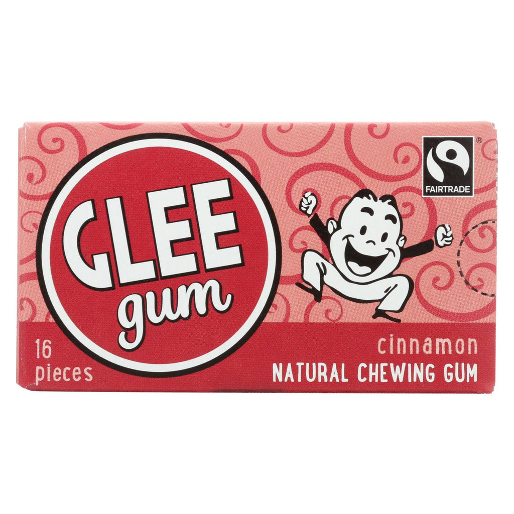 Glee Gum Chewing Gum - Cinnamon - Case Of 12 - 16 Pieces - Lakehouse Foods