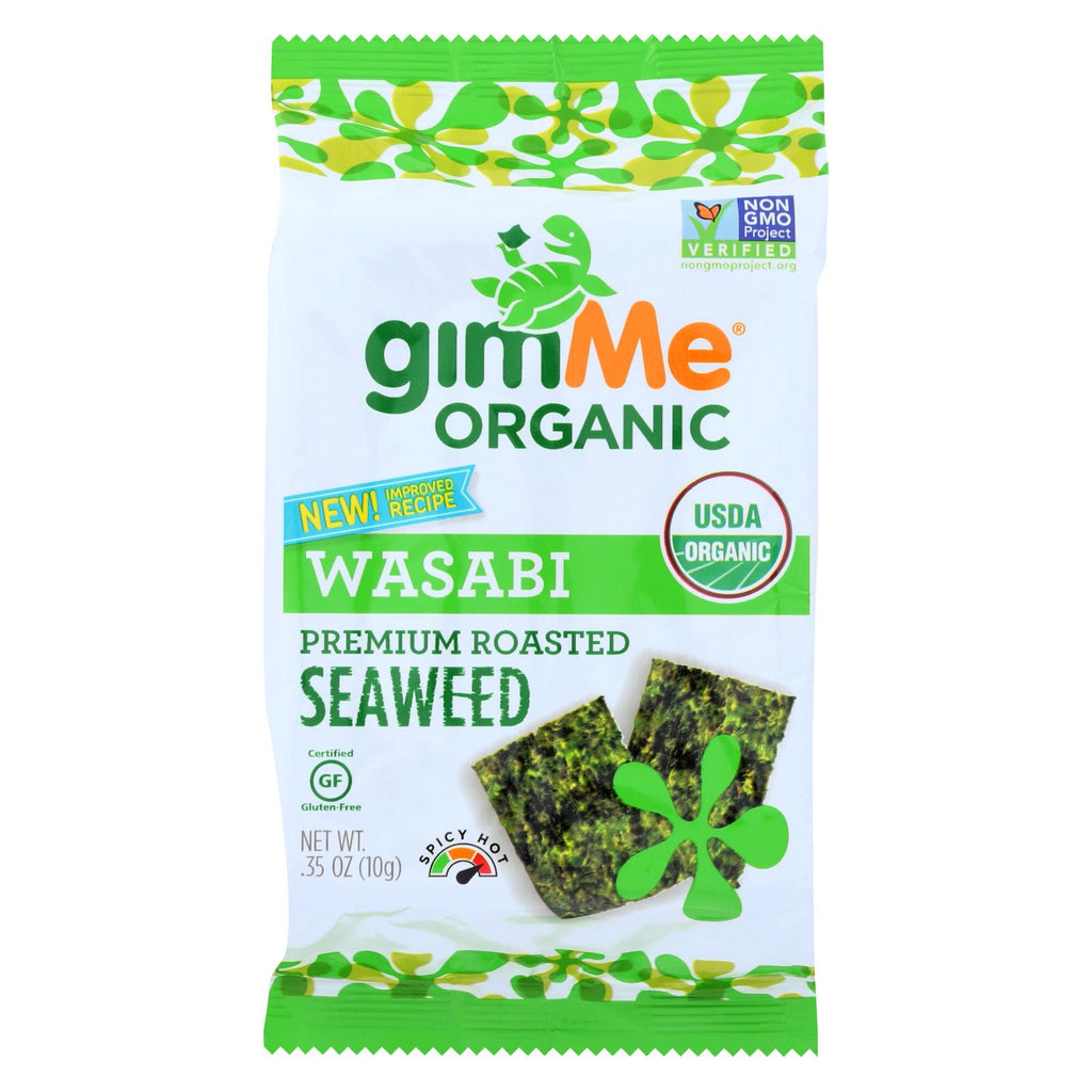 Gimme Organic Roasted - Wasabi - Case Of 12 - 0.35 Oz. - Lakehouse Foods