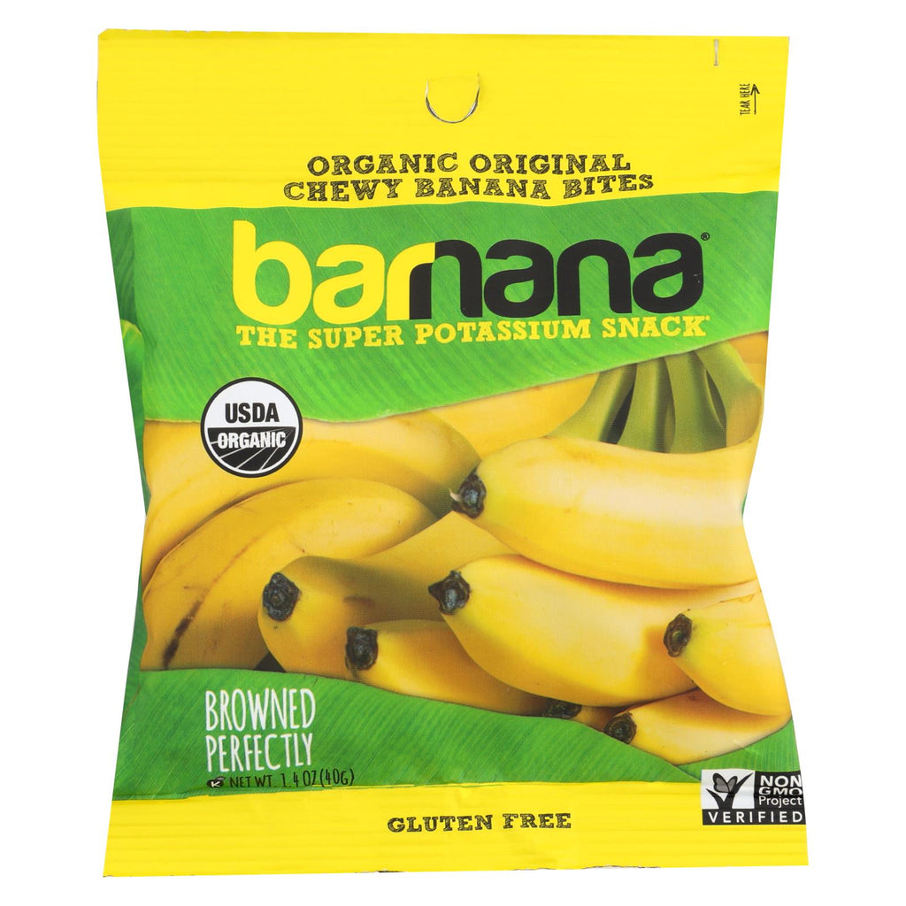 Barnana Organic Chewy Banana Bites - Original - Case Of 12 - 1.4 Oz - Lakehouse Foods