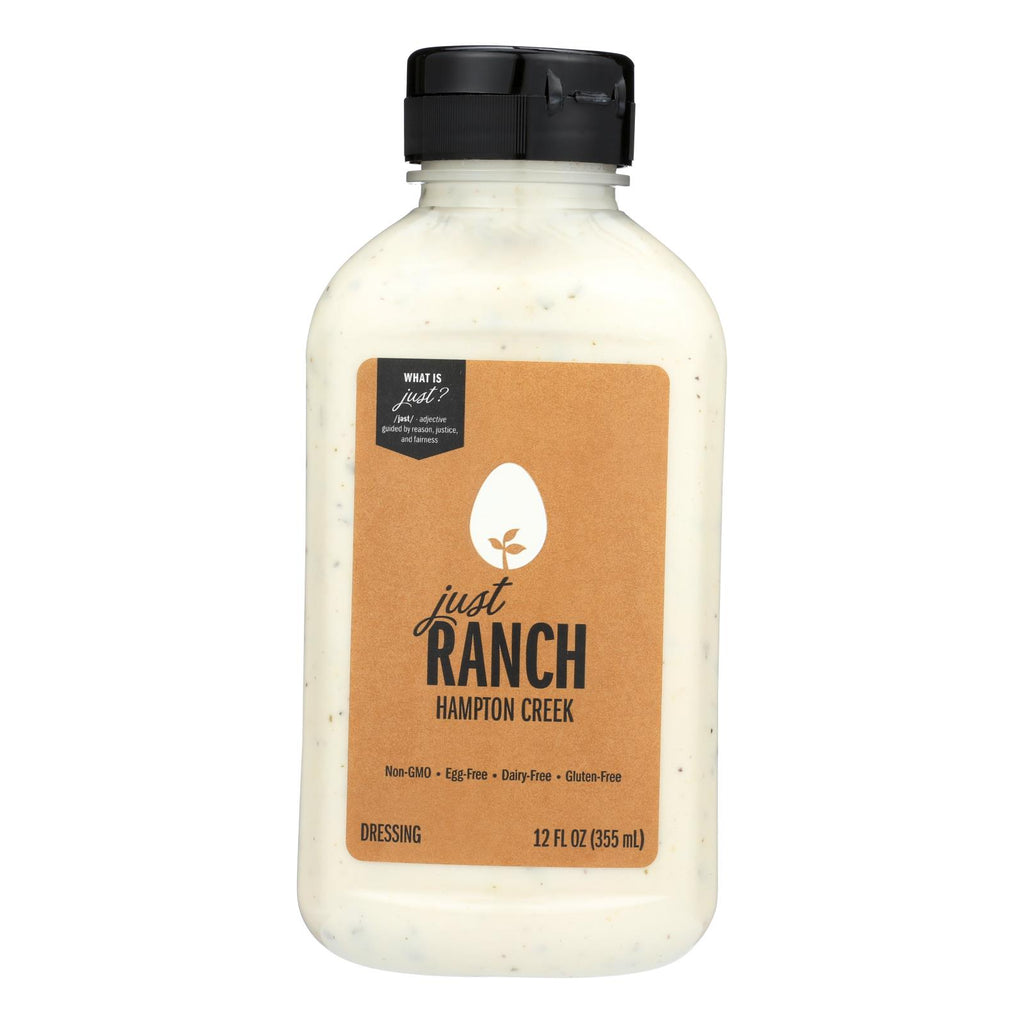 Just - Salad Dressing - Ranch - Case Of 6 - 12 Oz. - Lakehouse Foods